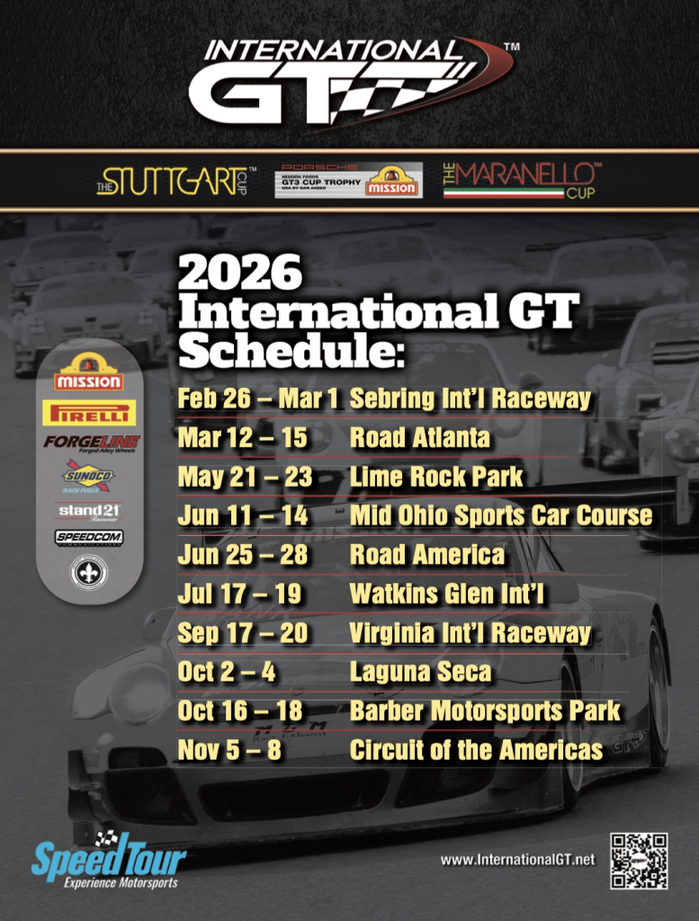 2026 IGT schedule